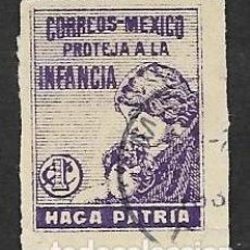 Sellos: SE)1929 MEXICO PROTECT CHILDREN RING 1P SCT RA5, USED