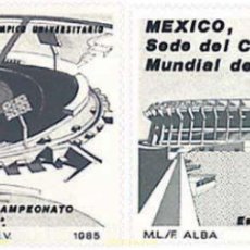 Sellos: 728909 HINGED MEXICO 1985 COPA DEL MUNDO DE FUTBOL. MEXICO-86