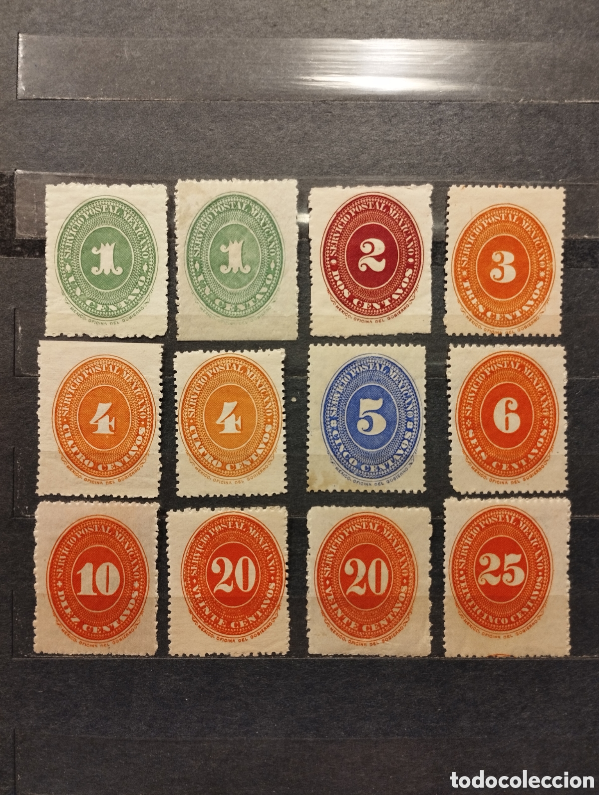 Sellos: 1866. M&eacute;xico. Numeral. Nuevos * - Foto 1