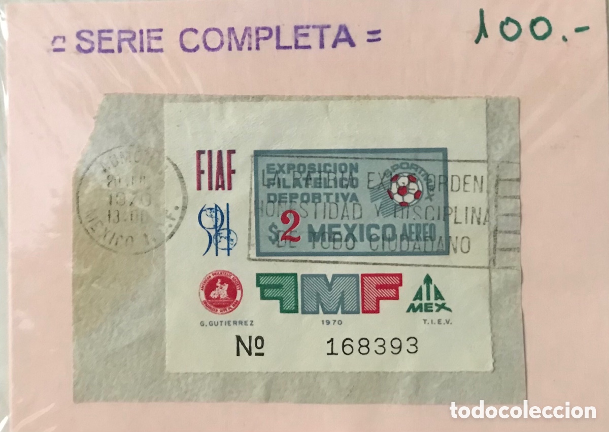 Sellos: Sello M&eacute;xico 1970. - Foto 1