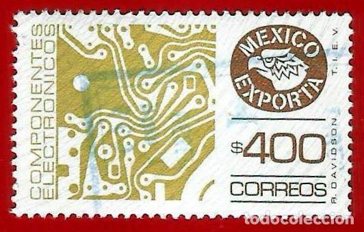 Sellos: MEJICO. 1984. MEXICO EXPORTA. COMPONENTES ELECTRONICOS - Foto 1