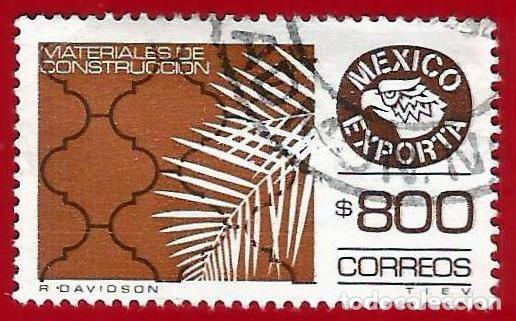 Sellos: MEJICO. 1988. MEXICO EXPORTA. MATERIALES DE CONSTRUCCION - Foto 1