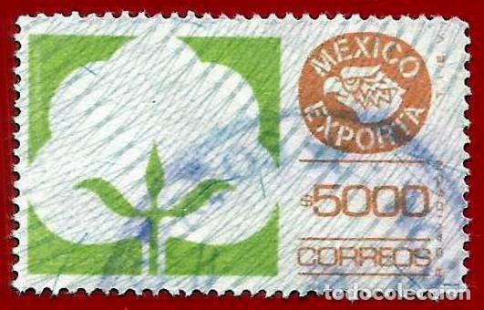 Sellos: MEJICO. 1990. MEXICO EXPORTA. ALGODON - Foto 1