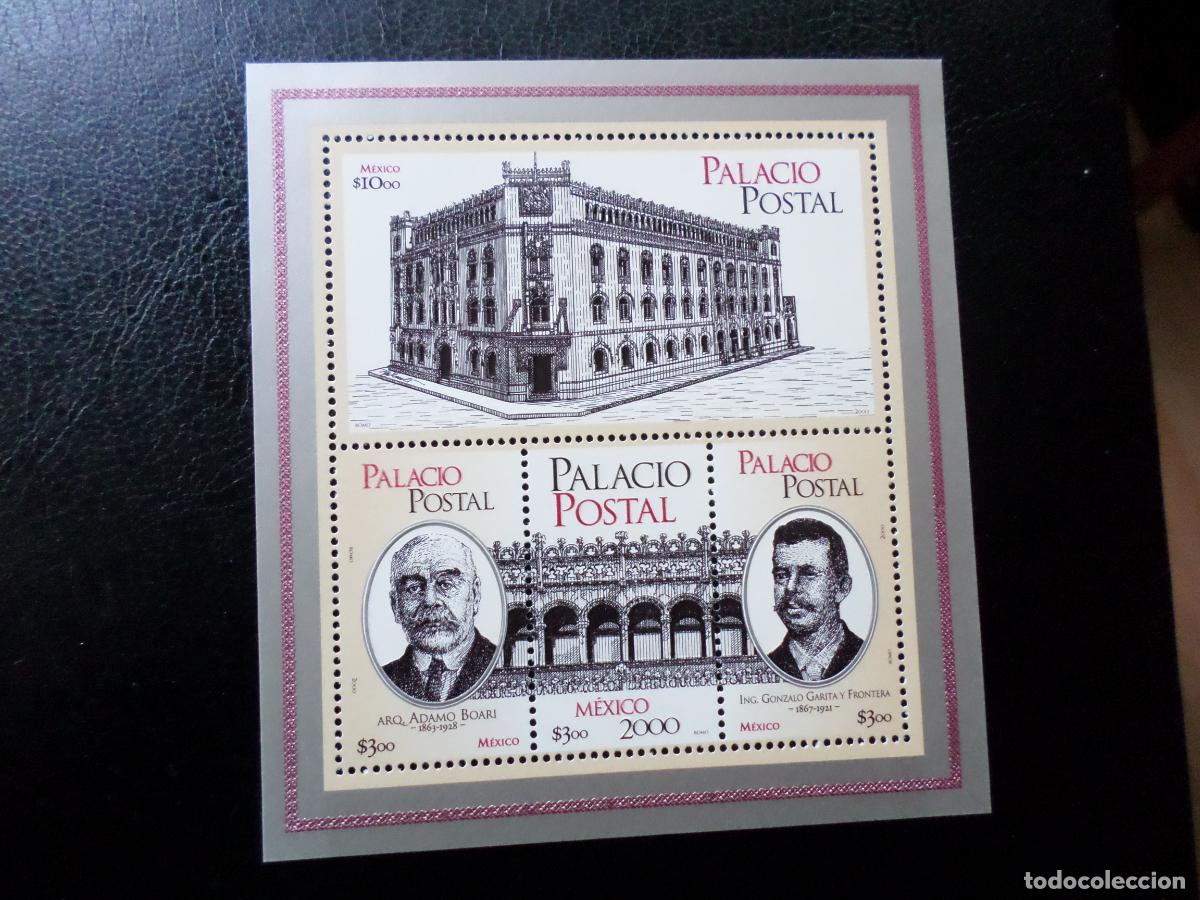 Sellos: *mexico, 2000, hoja bloque palacio postal, Yvert 53 - Foto 1