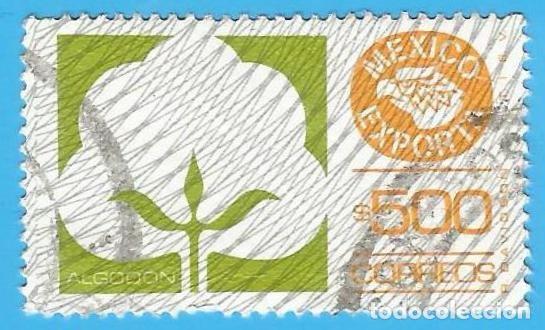 Sellos: MEJICO. 1984. MEXICO EXPORTA. ALGODON - Foto 1