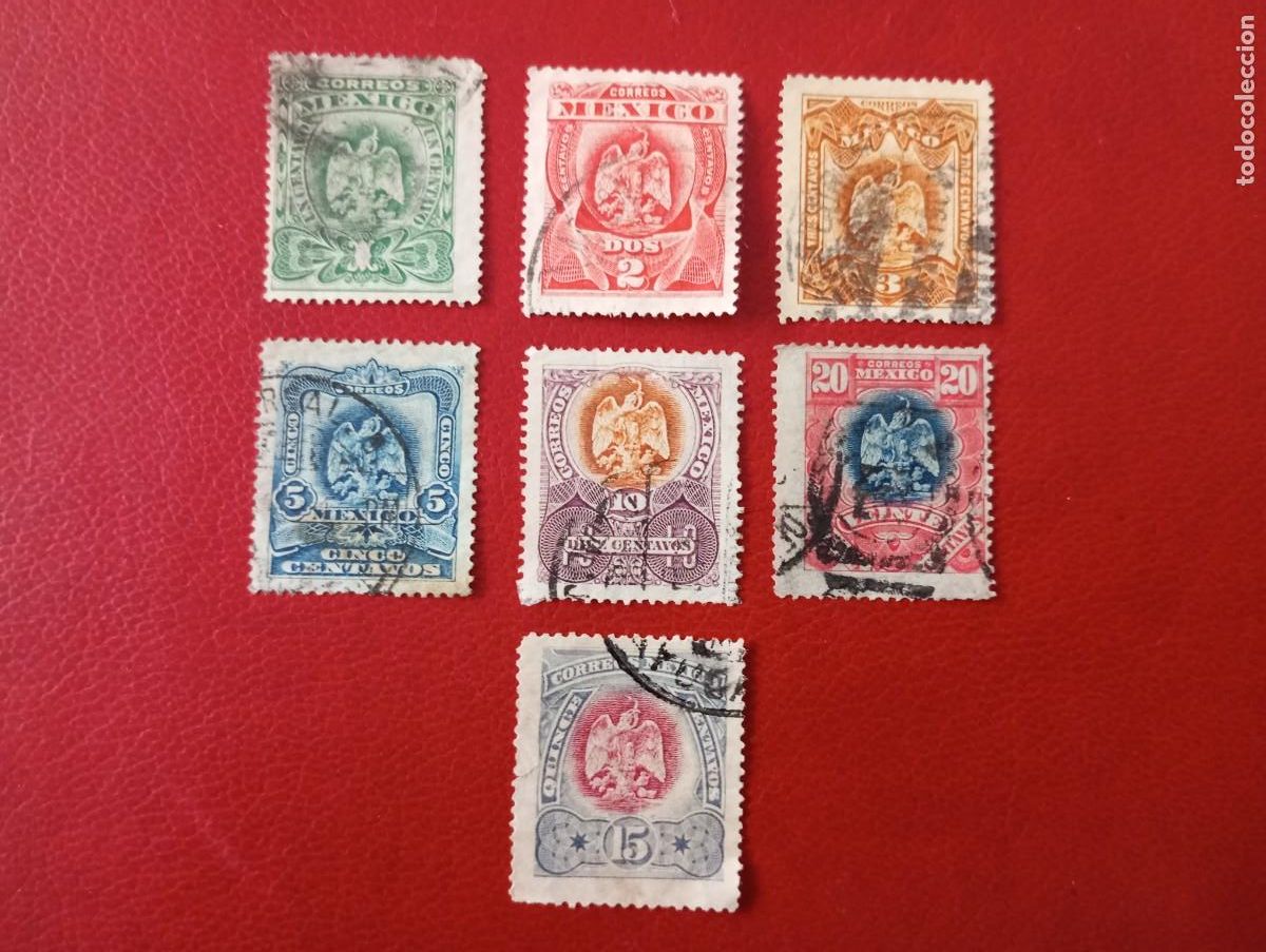 Sellos: MEXICO 1895, ESCUDO, . - Foto 1