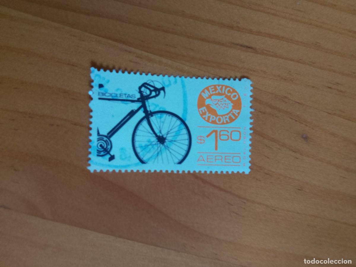 Sellos: M&Eacute;XICO - $ 1,60 - EXPORTA . BICICLETAS - Foto 1