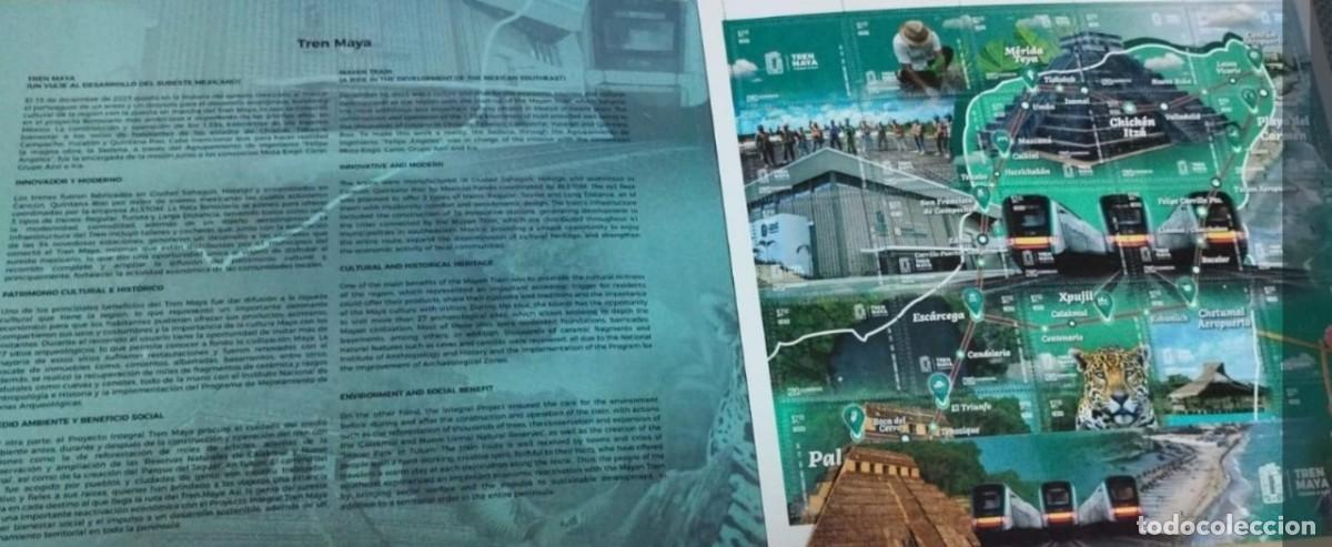 Sellos: MI) 2024 MEXICO, MAYA TRAIN FOLDER, XF - Foto 1
