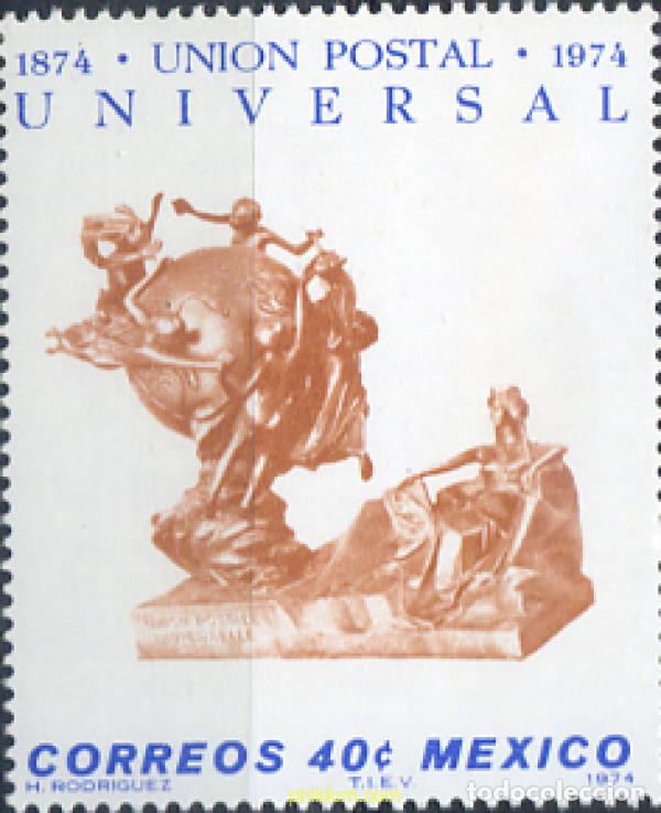 Sellos: 660572 MNH MEXICO 1974 CENTENARIO DEL UPU - Foto 1