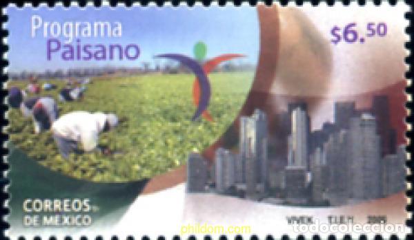 Sellos: 250987 MNH MEXICO 2009 PROGRAMA PAISANO - Foto 1