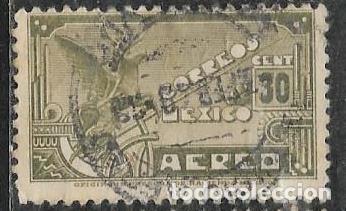 Sellos: MEJICO A&Eacute;REO YVERT 64 - Foto 1