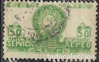 Sellos: MEJICO A&Eacute;REO YVERT 131 - Foto 1