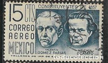 Sellos: MEJICO A&Eacute;REO YVERT 197 - Foto 1