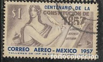 Sellos: MEJICO A&Eacute;REO YVERT 203 - Foto 1