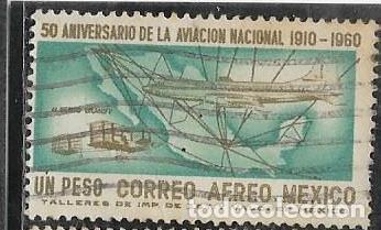 Sellos: MEJICO A&Eacute;REO YVERT 210 - Foto 1