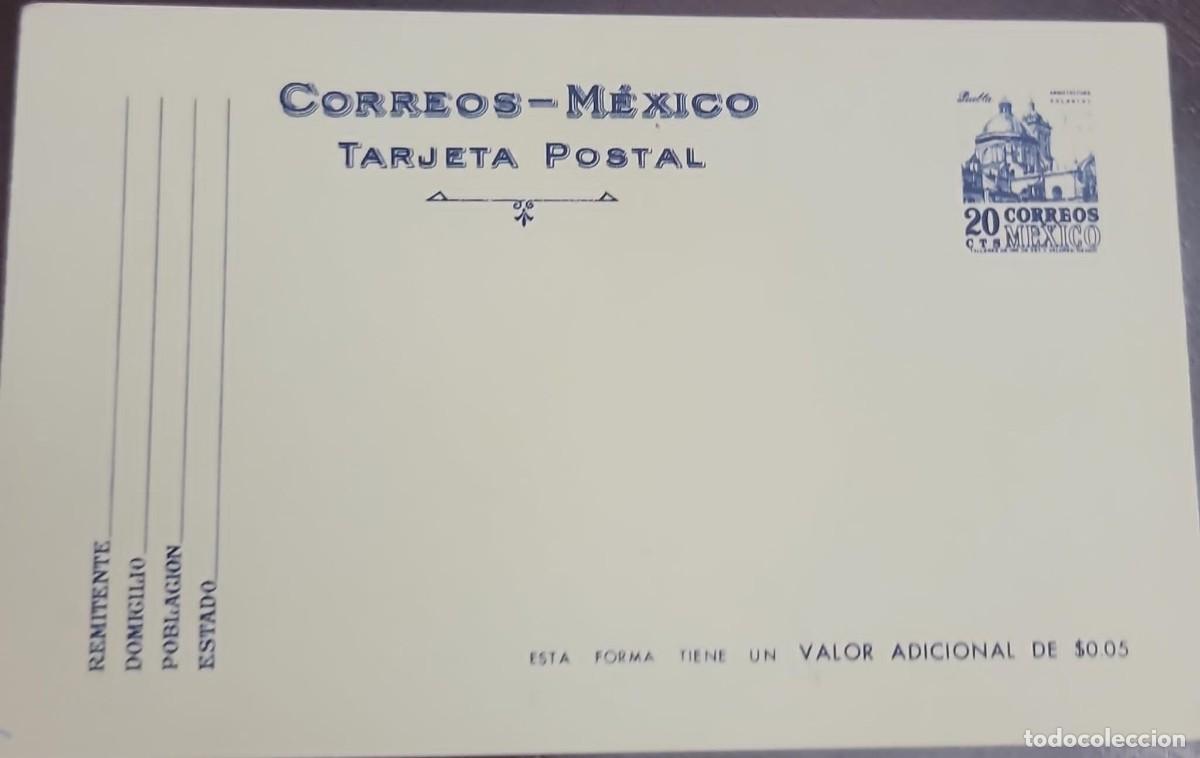 Sellos: SKV) Mexico. Postal stationery. Architecture. - Foto 1