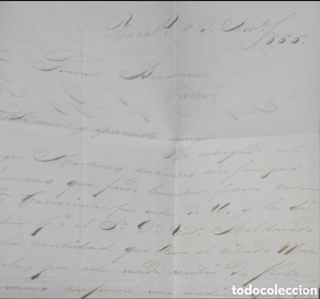 Sellos: 1864, Mexico, Zacatecas, imperial eagles - Foto 2