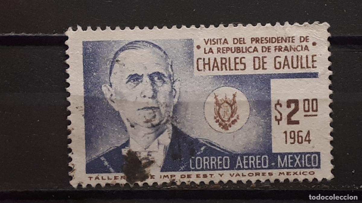 Sellos: M&Eacute;JICO. A&Ntilde;O 1964. &deg;. YVERT 244 - Foto 1