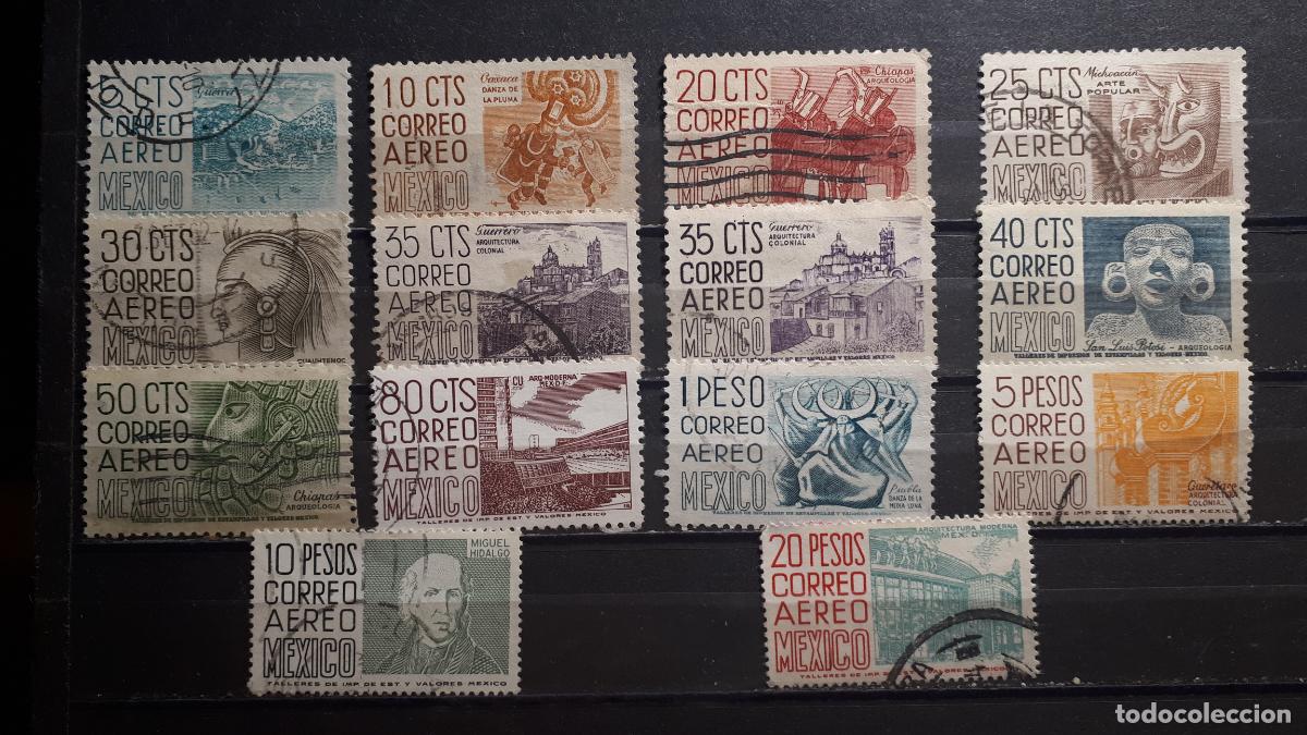 Sellos: M&Eacute;XICO.&deg;. YVERT A&eacute;reo 168A/75C - Foto 1