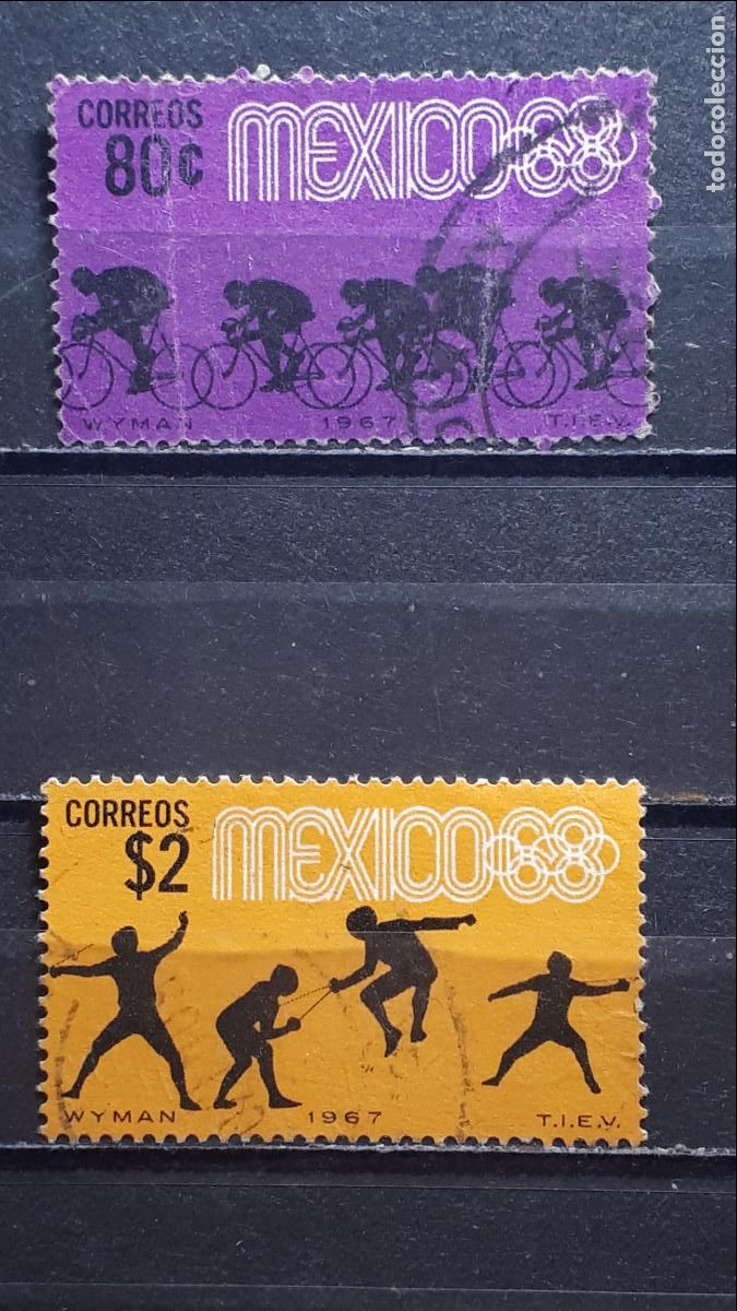 Sellos: M&Eacute;XICO. A&Ntilde;O 1967. &deg;. YVERT 737/8 - Foto 1