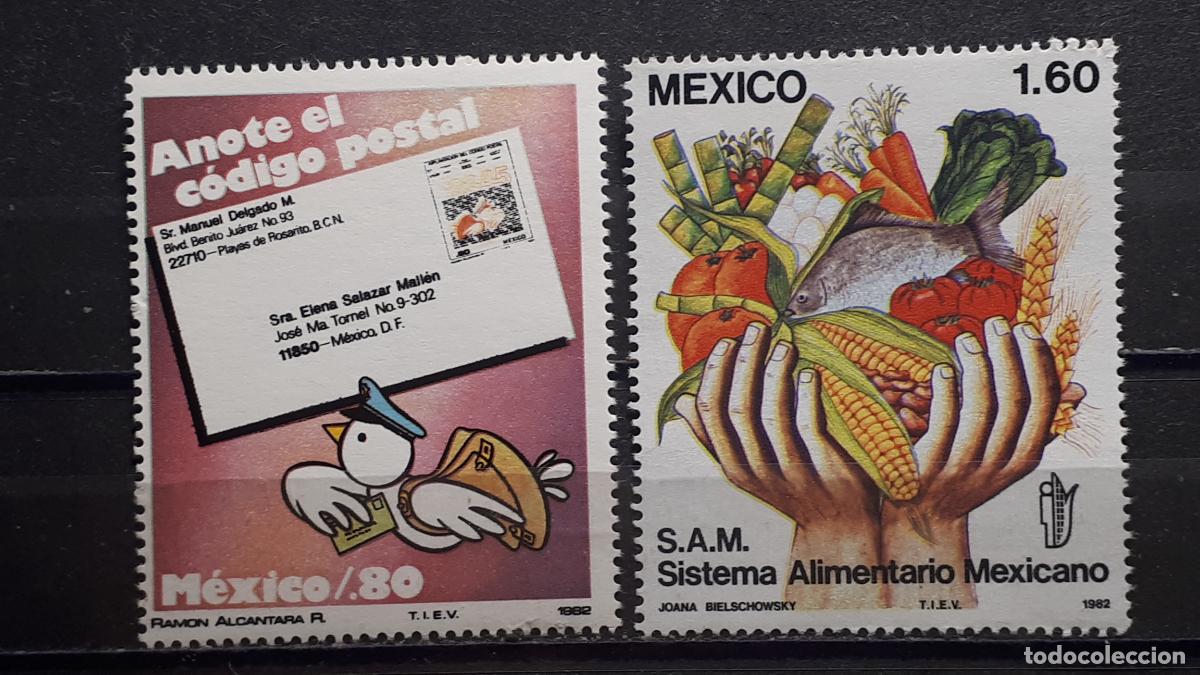 Sellos: M&Eacute;XICO. A&Ntilde;O 1982. **. YVERT 967, 996, - Foto 1