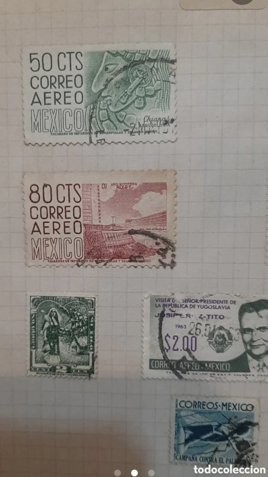 Sellos: SELLOS ANTIGUOS DE M&Eacute;XICO COLECCION - Foto 2