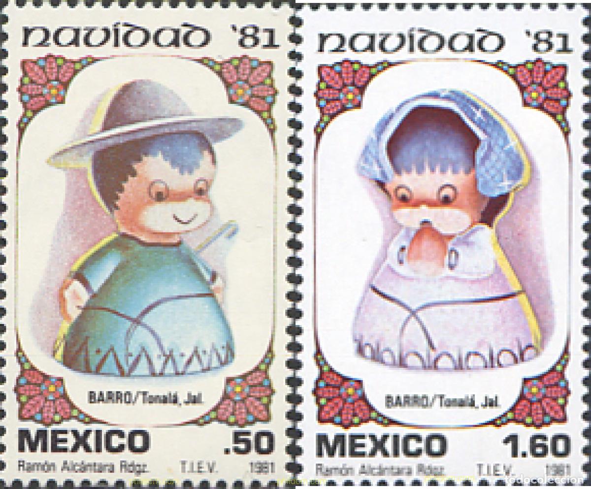 Sellos: 233627 MNH MEXICO 1981 NAVIDAD - Foto 1