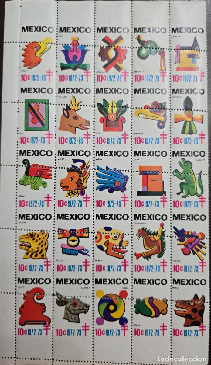 Sellos: MI) 1973 MEXICO, TUBERCULOSIS, DRILLING ERROR, MNH - Foto 1