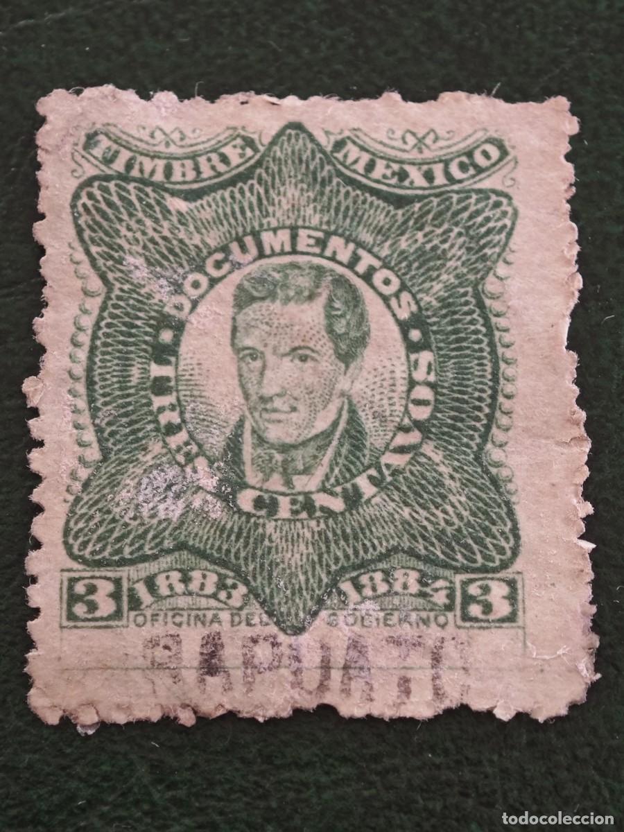 Sellos: 1883 Sello antiguo de M&eacute;xico Documentos - Foto 1