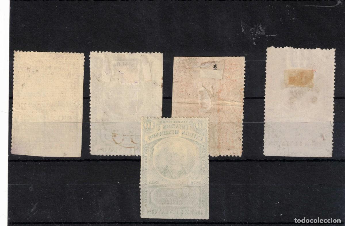 Sellos: MEXICO. CONJUNTO DE 5 POLIZAS - Foto 2