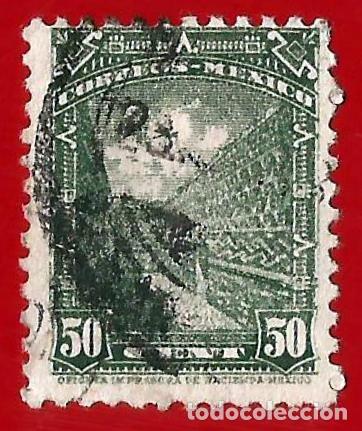 Sellos: Mejico. 1934. Scott # 718. Ruinas de Mitla - Foto 1