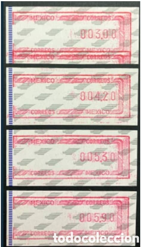Sellos: SMM)!1993 ATM, long frames, printing error. $60.00 - Foto 1