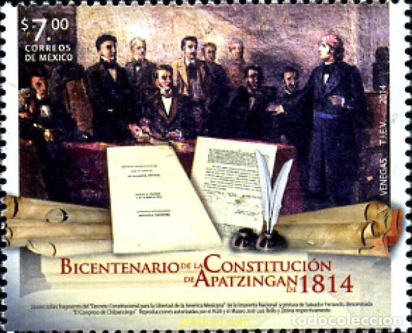 Sellos: 341487 MNH MEXICO 2014 CONSTITUCION - Foto 1