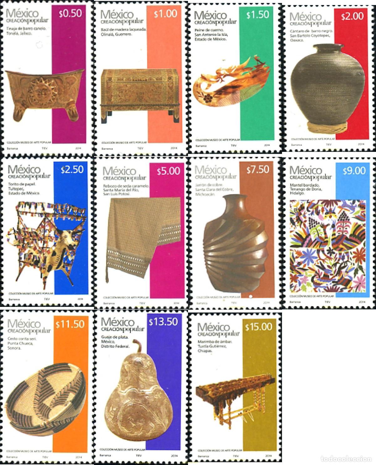 Sellos: 341484 MNH MEXICO 2014 BASICA - Foto 1