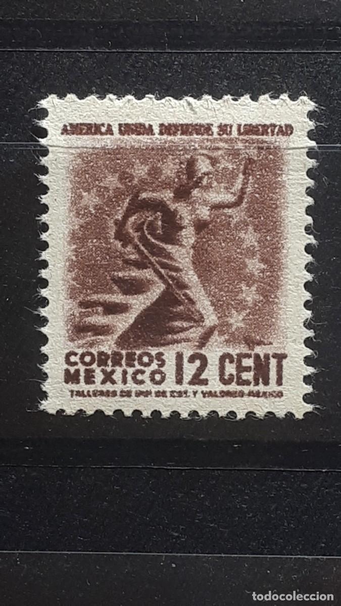 Sellos: M&Eacute;XICO . A&Ntilde;O 1944-6 (*). Yvert 585 - Foto 1