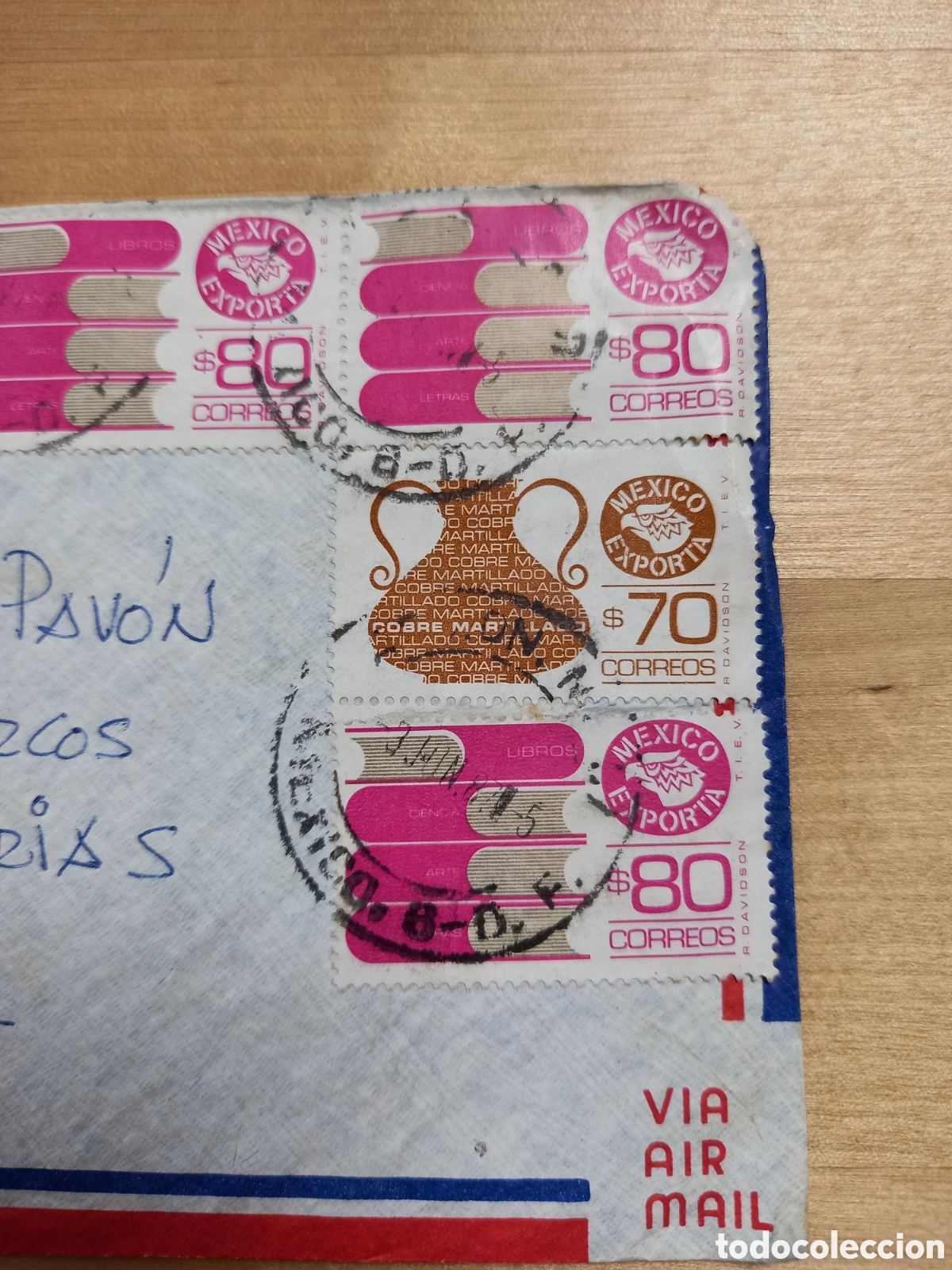 Sellos: SELLOS MEXICO EXPORTA - CON MATASELLOS DE JUNIO DE 1987 - Foto 2