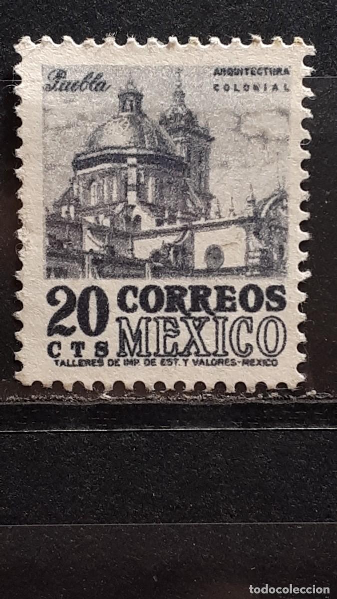 Sellos: M&Eacute;JICO. A&Ntilde;O 1963. (*). YVERT 703. - Foto 1