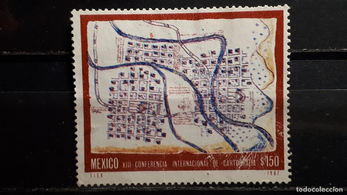 Sellos: M&Eacute;JICO. A&Ntilde;O 1987. (*). YVERT 1206 - Foto 1