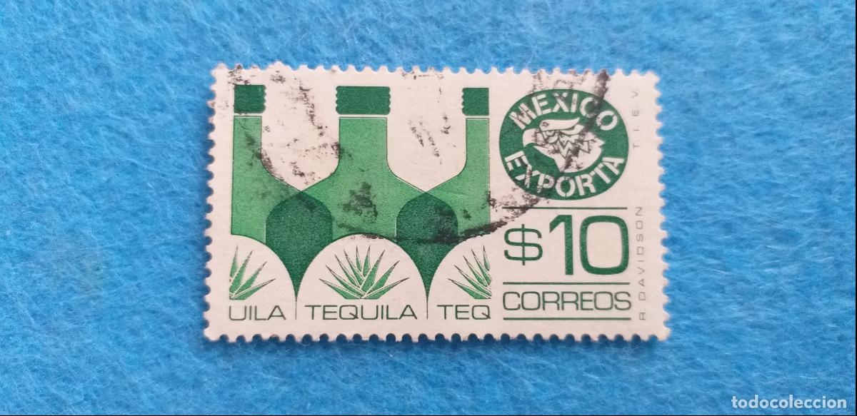Sellos: Sello Usado. M&eacute;xico. Yvert 887. M&eacute;xico exporta: Tequila