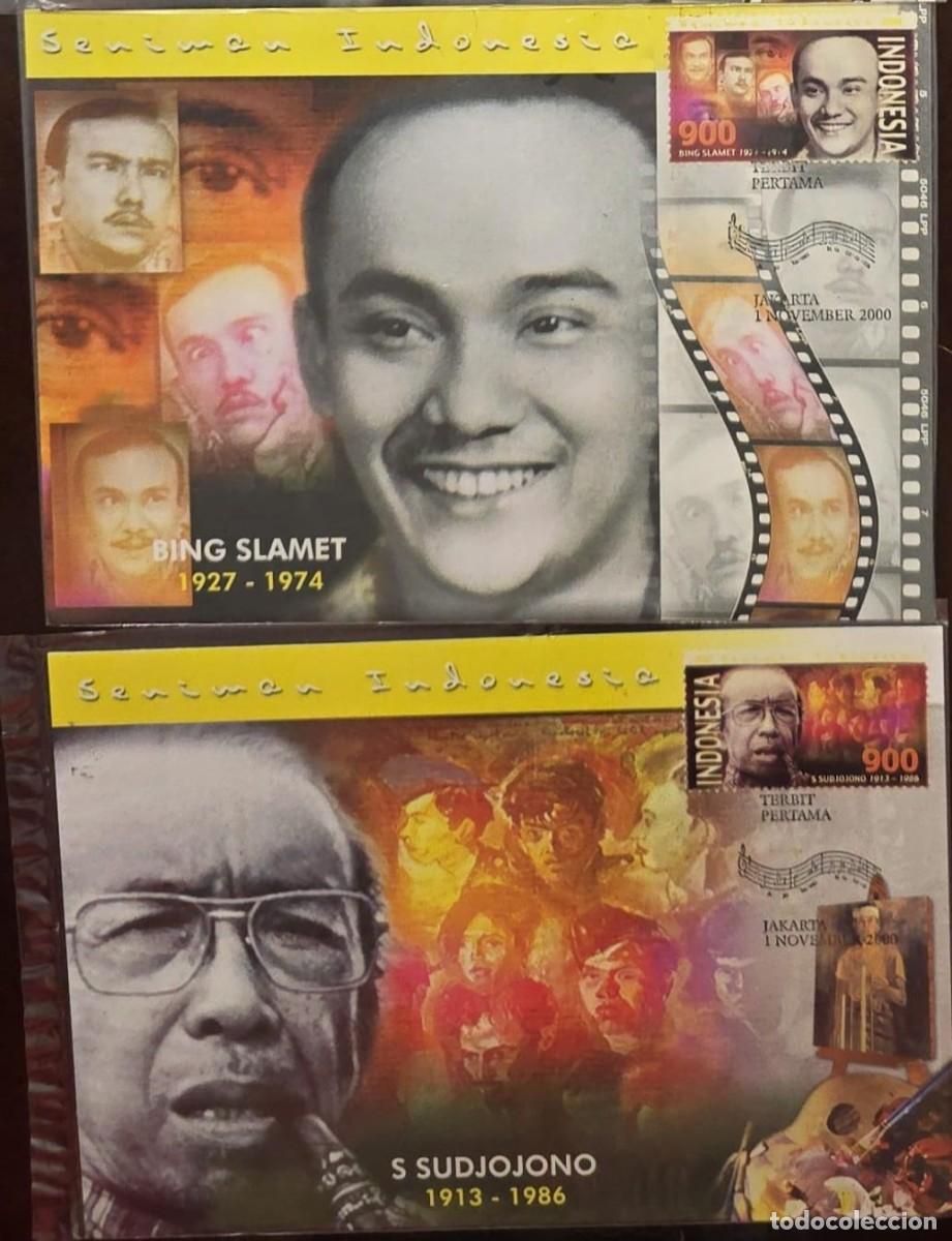 Sellos: O) 2000 INDONESIA, CINEMA, ARTISTS AND ENTERTAINERS, BING SLAMET, COMERDIAN . SINGER, B. S. SUDJOJO