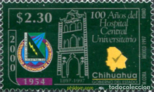 Sellos: 343793 MNH MEXICO 1997 100 A&Ntilde;OS DEL HOSPITAL CENTRAL UNIVERSITARIO
