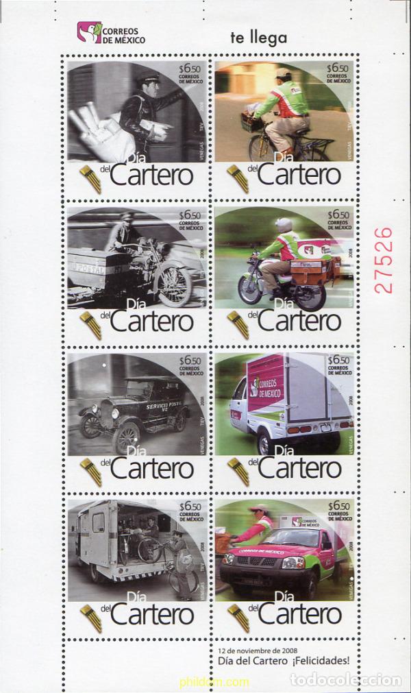 Sellos: 223489 MNH MEXICO 2008 DIA DEL CARTERO