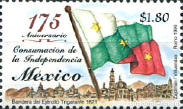 Sellos: 343736 MNH MEXICO 1996 175 ANIVERSARIO DE LA INDEPENDENCIA