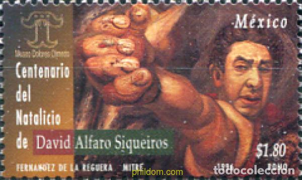Sellos: 343748 MNH MEXICO 1996 CENTENARIO DEL NACIMIENTO DE DAVID ALFARO SIQUEIROS