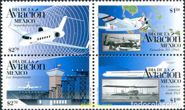 Sellos: 343723 MNH MEXICO 1996 DIA DE LA AVIACION