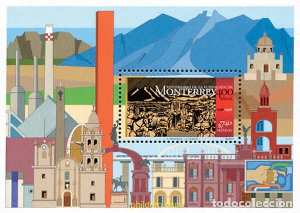 Sellos: 151082 MNH MEXICO 1996 450 ANIVERSARIO DE LA FUNDACION DE MONTERREY