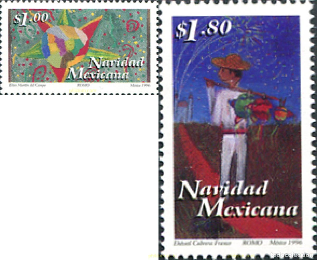 Sellos: 343744 MNH MEXICO 1996 NAVIDAD