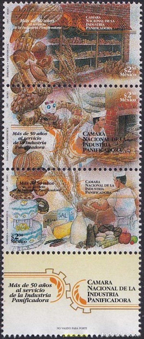 Sellos: 787739 MNH MEXICO 1997 CAMARA NACIONAL DE LA INDUSTRIA PANIFICADORA