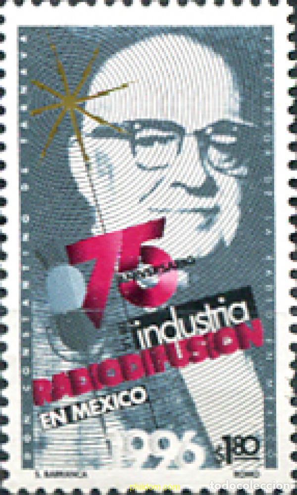 Sellos: 343738 MNH MEXICO 1996 75 ANIVERSARIO DE RADIODIFUSION
