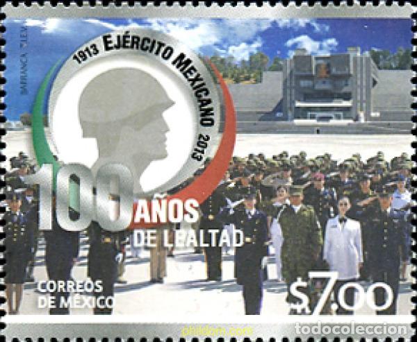 Sellos: 310005 MNH MEXICO 2013 100 A&Ntilde;OS DE EJERCITO